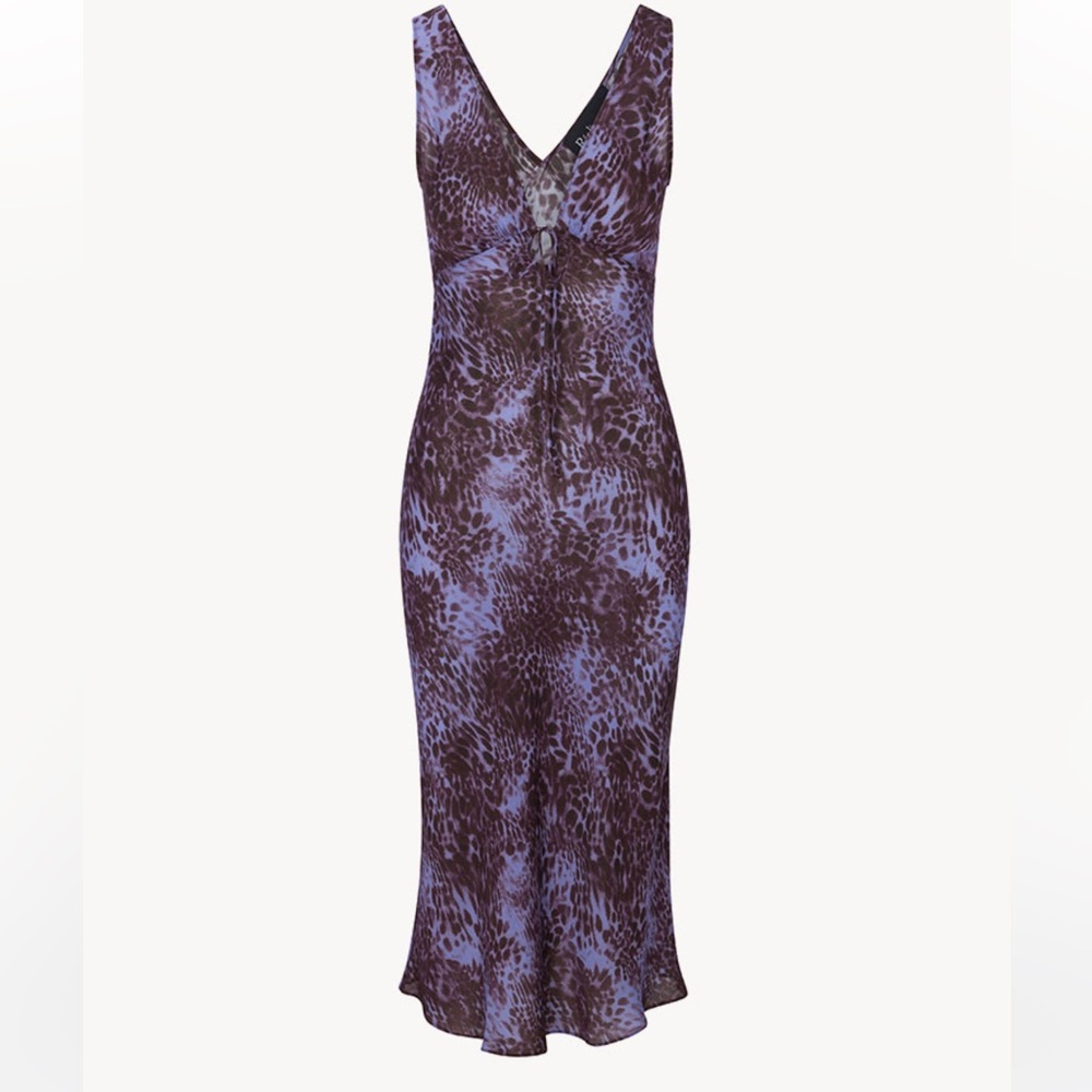 Realisation Par THE SCARLET Dress in Purple Leopard
